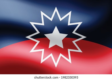 Juneteenth Flag. Since 1865. Design of Banner. EPS10 vector.