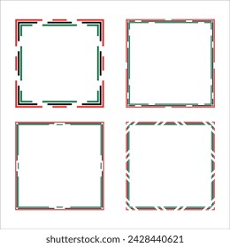Juneteenth Frame Element Vector Design