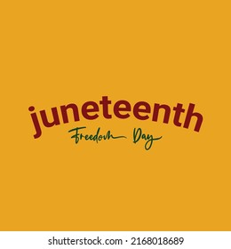 Juneteenth Fredom Day Background Moment