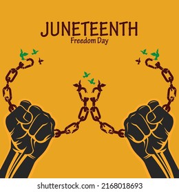 Juneteenth Fredom Day Background Moment