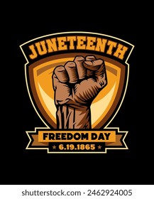 Juneteenth Freedom Day 1865 Design