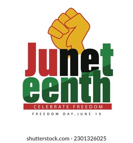 Juneteenth Freedom Day. 19th June