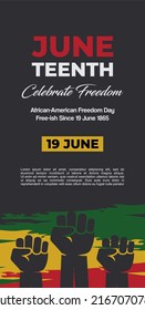 Juneteenth freedom day, African-American freedom day, celebrate freedom, june 19.