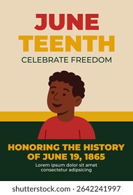 Juneteenth freedom day, African-American freedom day, celebrate freedom, june 19.
