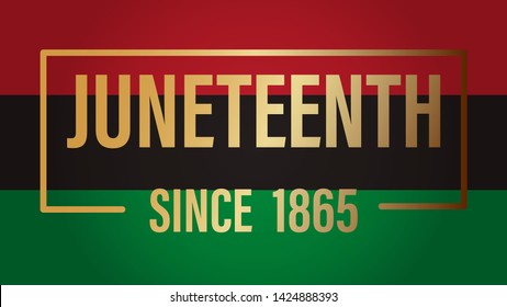 Juneteenth Freedom Day. African-American Independence Day, June 19. Juneteenth Celebrate Black Freedom. T-Shirt, banner, greeting card design.