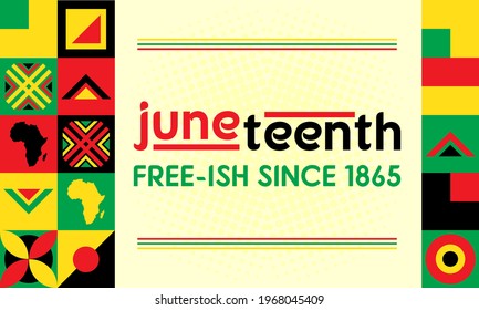 Juneteenth Freedom Day. African-American Independence Day, June 19. Juneteenth Celebrate Black Freedom. T-Shirt, banner, greeting card design. Vector ilustration. EPS 10