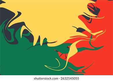 Juneteenth Freedom Day. African-American Independence Day, abstract banner, Illustration Celebrating America's Juneteenth Day