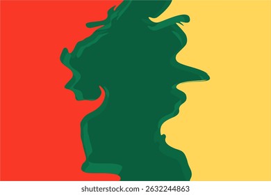 Juneteenth Freedom Day. African-American Independence Day, abstract banner, Illustration Celebrating America's Juneteenth Day