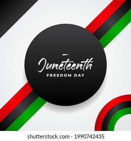 Juneteenth Freedom Day Background Design