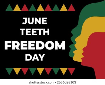 Juneteenth Freedom Day Banner - African American Heritage Celebration