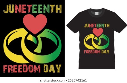 Juneteenth Freedom Day Black History Month typography vector t shirt design. illustrator. Typography t-shirt design. Typography apparel. Print template for t-shirt. 