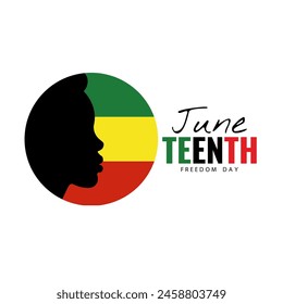 Juneteenth Freedom Day. Celebration banner. Vector Illustration.
