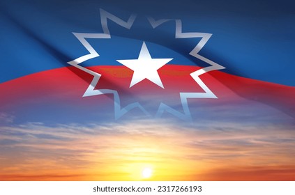 Juneteenth Freedom Day. Juneteenth is a federal holiday in the United States commemorating the emancipation of enslaved African-Americans. EPS10 vector