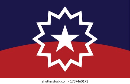 Juneteenth Freedom Day flag design banner 