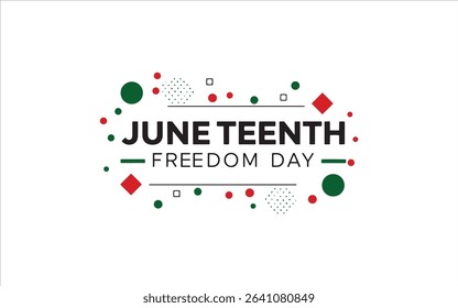 Juneteenth Freedom Day – Geometric Pattern