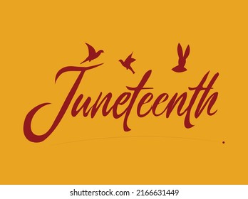 Juneteenth freedom day JUNE 19 banner poster design. Juneteenth National Independence. Jubilee Day. Emancipation. Black Independence Day.