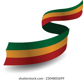 Juneteenth Freedom Day. June 19 African American Liberation Day. Black, red and green. Vector