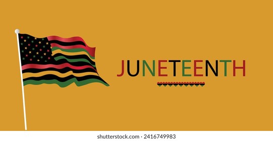  Juneteenth Freedom Day june 19 Stylish Text Design