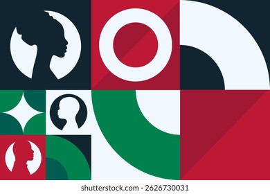 Juneteenth. Freedom Day. June 19. Holiday concept. Template for background, banner, card, poster with text. Vector EPS10 illustration