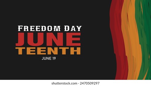 Juneteenth Freedom Day June 19African American Liberation Day