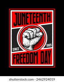 Juneteenth Freedom Day Since 1865 Design