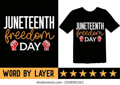 Juneteenth freedom day svg t shirt design svg