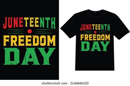 Juneteenth freedom day t shirt design