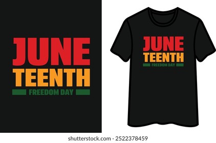 Juneteenth Freedom Day T Shirt Design