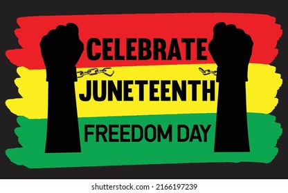 Juneteenth freedom Day T-shirt Design