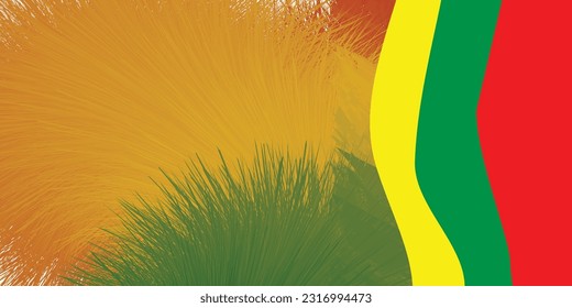Juneteenth Freedom Day vector illustration abstract background