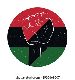 juneteenth freedom emancipation flag button