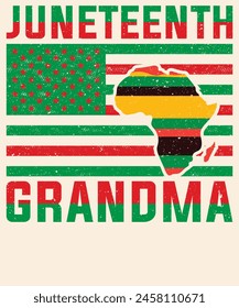 Juneteenth grandma Graphic Design Juneteenth grandma Graphic Design
