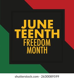 Juneteenth history month celebrate. vector illustration design graphic Black history month. Freedom or Emancipation day. Annual American holiday, Horizontal banner vector illustration.	