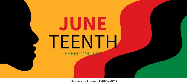 Juneteenth Independence Day. Freedom or Emancipation day. Design for Banner, Background and others. Vector illustration
