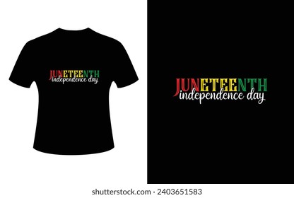 Día de la independencia 11 de junio libertad, historia, camiseta tipográfica, festejo, concepto, rey, vector, diseño, festividad, movimiento, social, norteamericano
