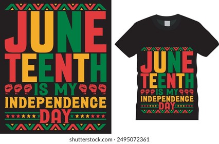 Juneteenth independence day t-shirt design vector print template,editable,independence day,Juneteenth 1865,t-shirt design,African,Design,Vector, USA,freedom day,Woman,Juneteenth,T-shirt,Typography.
