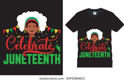 Juneteenth independence day t-shirt design vector print template,editable,independence day,Juneteenth 1865,t-shirt design,African,Design,Vector, USA,freedom day,Woman,Juneteenth,T-shirt,Typography.
