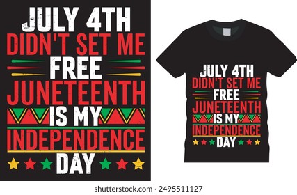 Juneteenth independence day t-shirt design vector print template,editable,independence day,Juneteenth 1865,t-shirt design,African,Design,Vector, USA,freedom day,Woman,Juneteenth,T-shirt,Typography.
