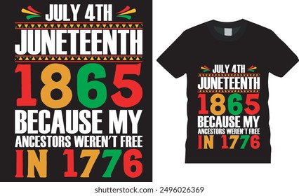 Juneteenth independence day t-shirt design vector print template,editable,independence day,Juneteenth 1865,t-shirt design,African,Design,Vector, USA,freedom day,Woman,Juneteenth,T-shirt,Typography.
