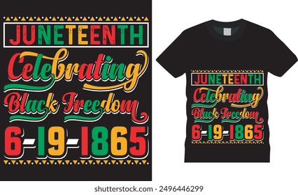 Juneteenth independence day t-shirt design vector print template,editable,independence day,Juneteenth 1865,t-shirt design,African,Design,Vector, USA,freedom day,Woman,Juneteenth,T-shirt,Typography
