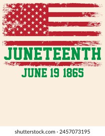Juneteenth June 19, 1865 Graphic Design 