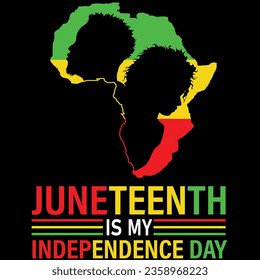 Juneteenth is my independence day t-shirt design