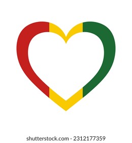 Juneteenth National Independence Day colorful icon. Freedom day isolated heart frame. Black history month. Vector illustration for Emancipation Day. African American celebrating Jubilee Day.