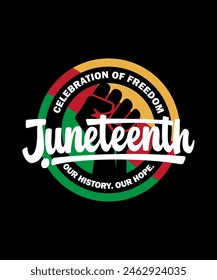 Juneteenth Our History Our Hope Design