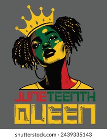 Juneteenth print template and t shirt design. High quality file and easy to editable.