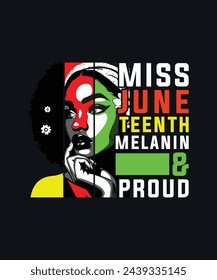 Juneteenth print template and t shirt design. High quality file and easy to editable.