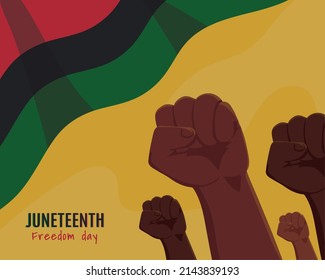 Junetezzettel mit erhöhter Flagge, Hintergrund