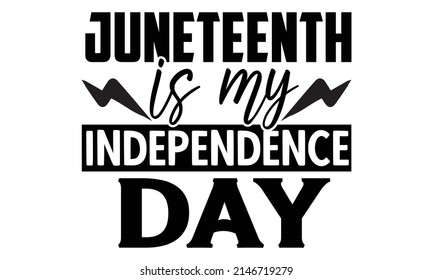 Juneteenth Svg T Shirt Design Template Stock Vector (Royalty Free ...