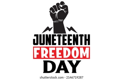 Juneteenth SVG T shirt Design Template