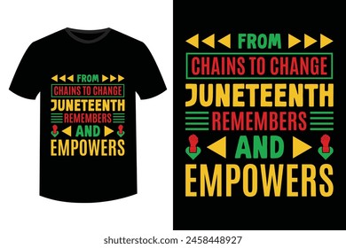 juneteenth t shirt design eps10